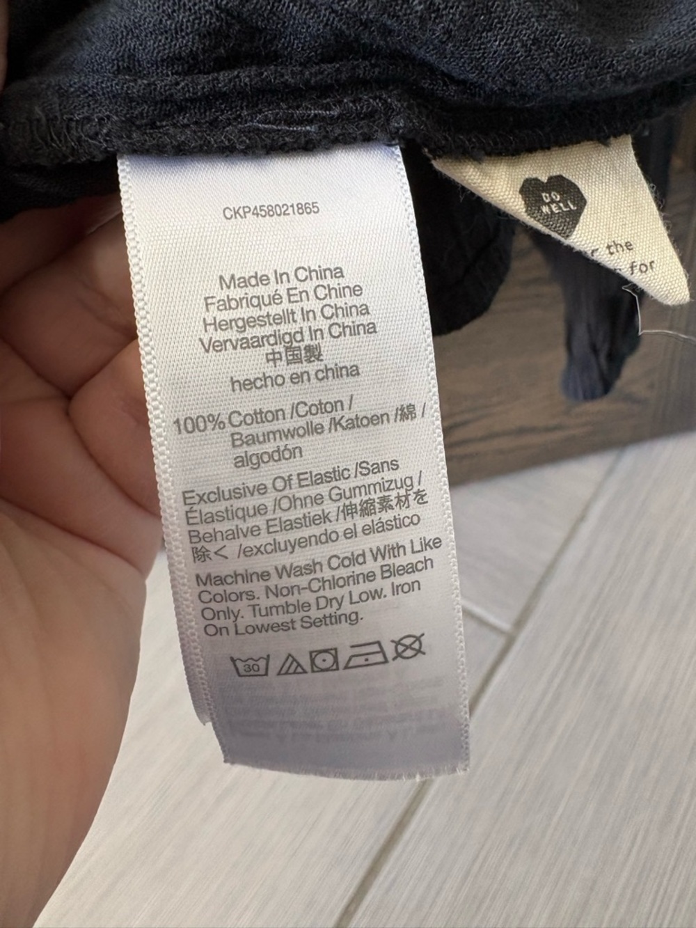 Madewell Black Smocked Square-Neck Peasant Blouse - Picture 4 of 5